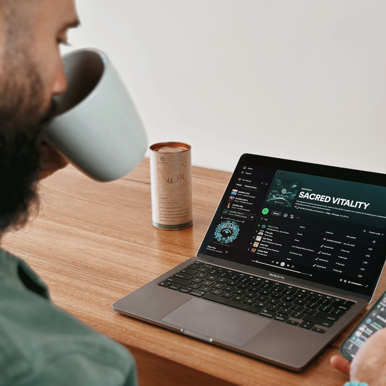 Vitality: Matcha Mint Cacao 1kg Bag