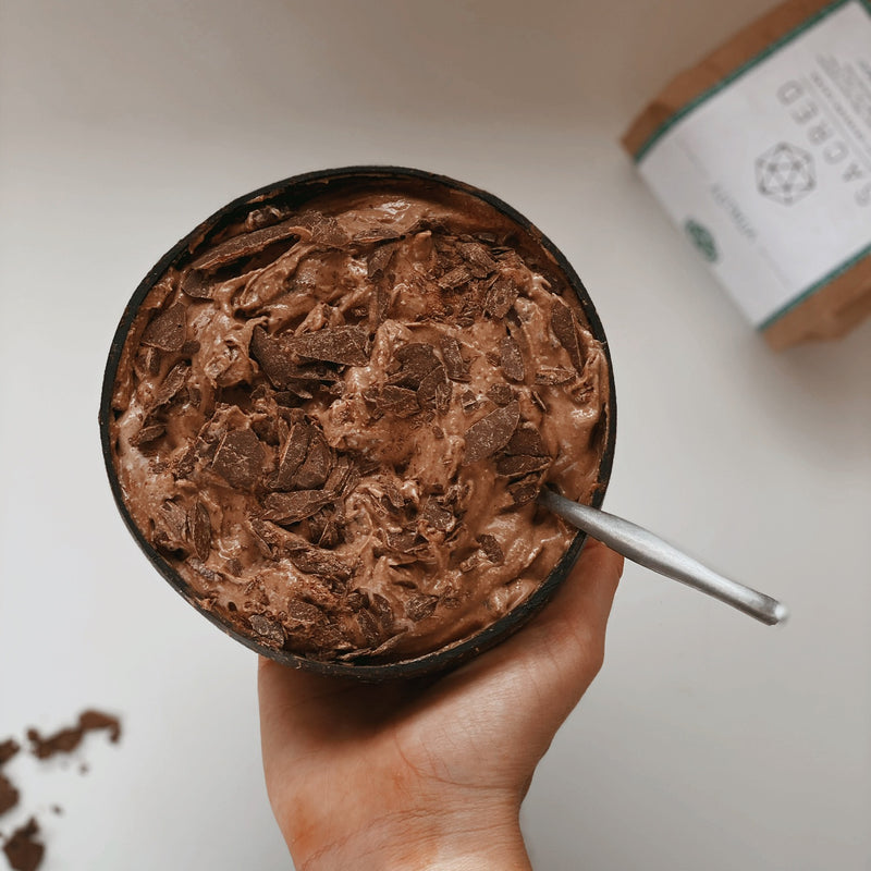 Sacred Mint Choc Chip Ice Cream